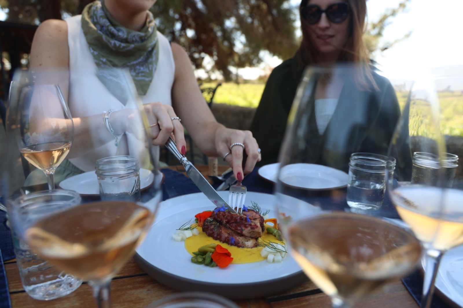 Para comer con una de las mejores vistas del Valle en la cocina de Alfredo y Denisse.
