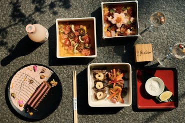 Menú para transportarte a la primavera en Japón. Foto: Yoshimi